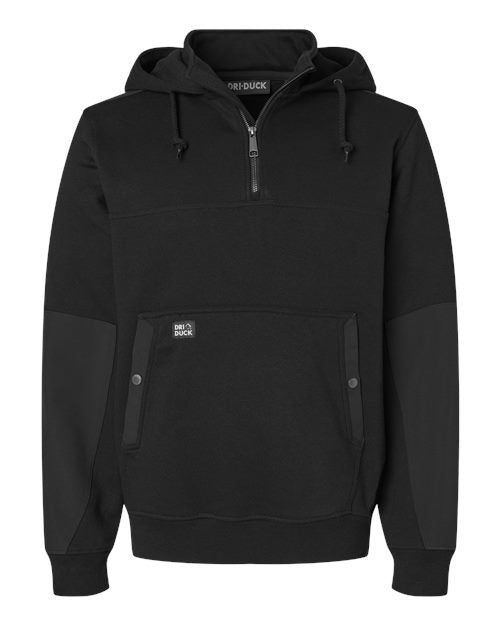 DRI DUCK Men's Mission Quarter-Zip Hooded Pullover 7349