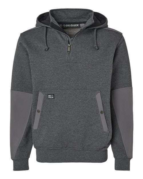 DRI DUCK Men's Mission Quarter-Zip Hooded Pullover 7349