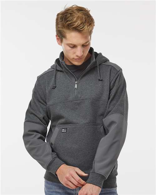 DRI DUCK Men's Mission Quarter-Zip Hooded Pullover 7349