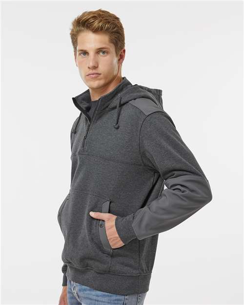 DRI DUCK Men's Mission Quarter-Zip Hooded Pullover 7349