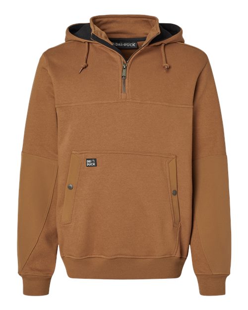 DRI DUCK Men's Mission Quarter-Zip Hooded Pullover 7349