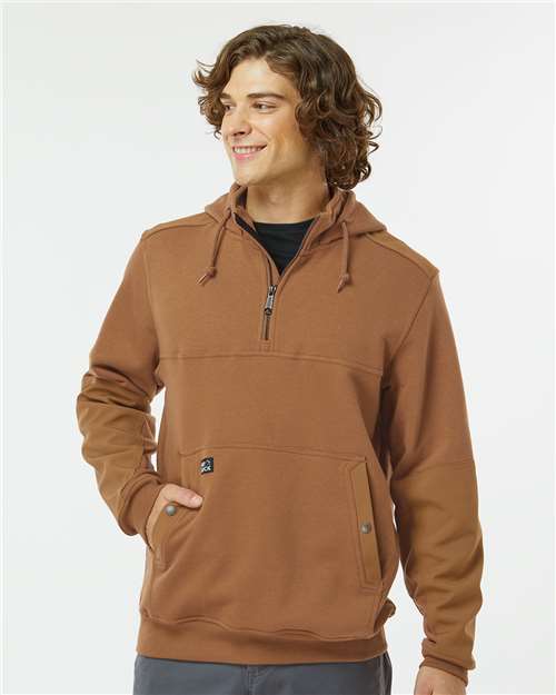 DRI DUCK Men's Mission Quarter-Zip Hooded Pullover 7349