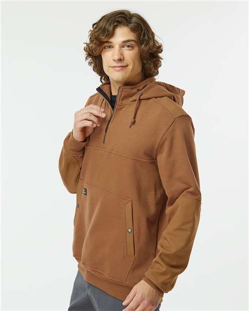 DRI DUCK Men's Mission Quarter-Zip Hooded Pullover 7349