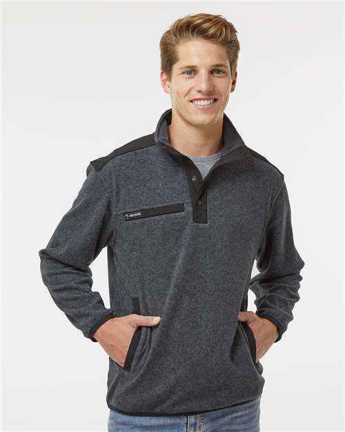 DRI DUCK Men's Ranger Melange Fleece Pullover 7353