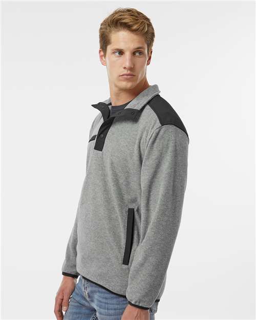 DRI DUCK Men's Ranger Melange Fleece Pullover 7353
