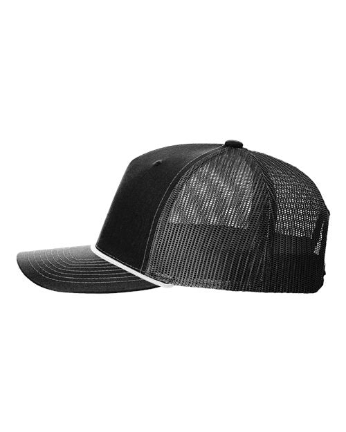 Richardson Five-Panel Trucker with Rope Cap 112FPR