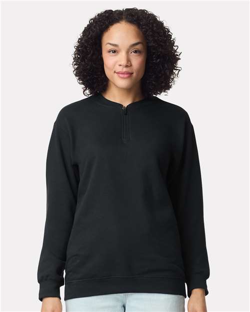 Gildan Unisex Softstyle® Midweight 1/4 Zip Sweatshirt SF008