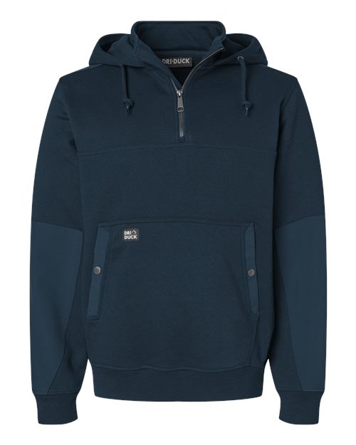 DRI DUCK Men's Mission Quarter-Zip Hooded Pullover 7349