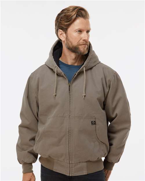 DRI DUCK Men's Tall Cheyenne Boulder Cloth™ Hooded Jacket with Tricot Quilt Lining 5020T