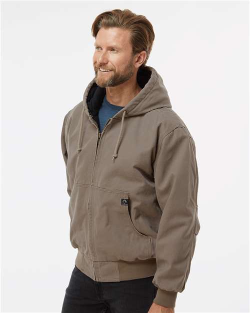 DRI DUCK Men's Tall Cheyenne Boulder Cloth™ Hooded Jacket with Tricot Quilt Lining 5020T