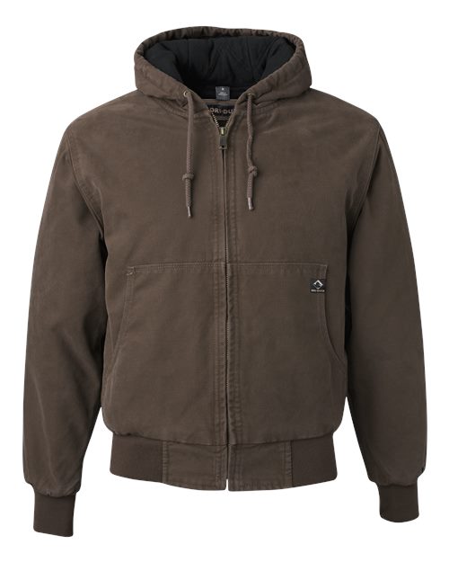DRI DUCK Men's Tall Cheyenne Boulder Cloth™ Hooded Jacket with Tricot Quilt Lining 5020T