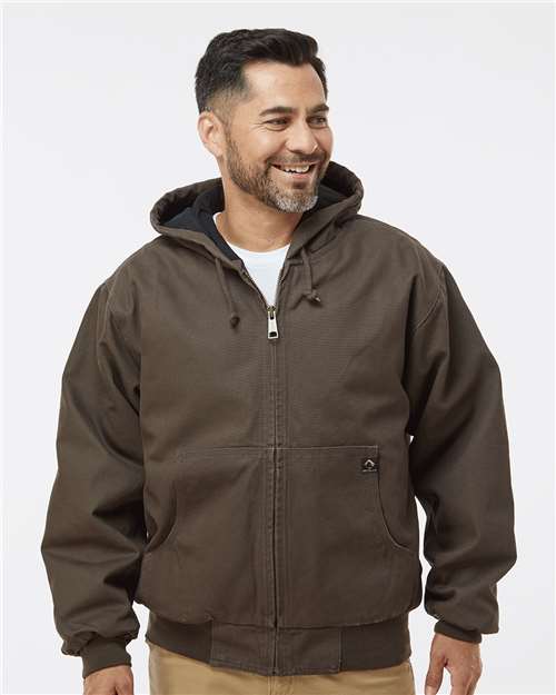 DRI DUCK Men's Tall Cheyenne Boulder Cloth™ Hooded Jacket with Tricot Quilt Lining 5020T