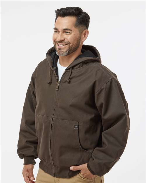 DRI DUCK Men's Tall Cheyenne Boulder Cloth™ Hooded Jacket with Tricot Quilt Lining 5020T