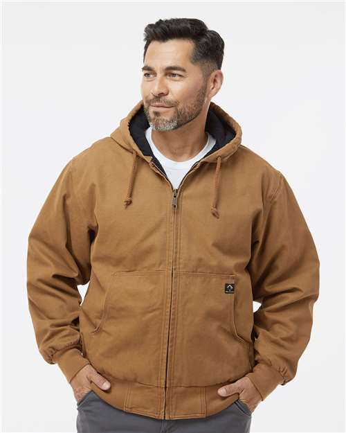 DRI DUCK Men's Tall Cheyenne Boulder Cloth™ Hooded Jacket with Tricot Quilt Lining 5020T