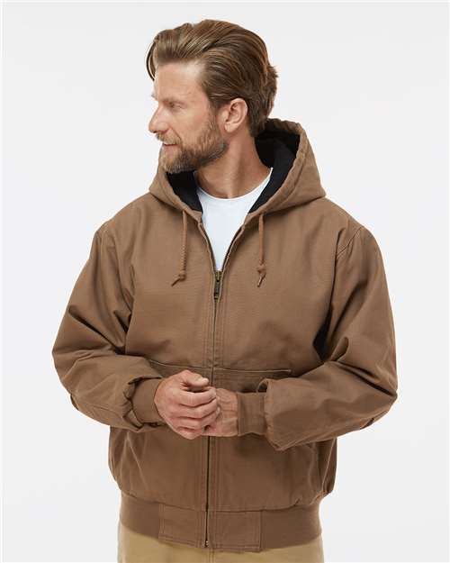 DRI DUCK Men's Tall Cheyenne Boulder Cloth™ Hooded Jacket with Tricot Quilt Lining 5020T