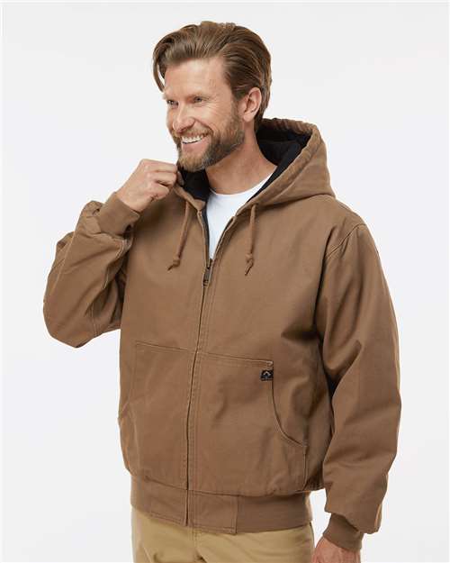 DRI DUCK Men's Tall Cheyenne Boulder Cloth™ Hooded Jacket with Tricot Quilt Lining 5020T