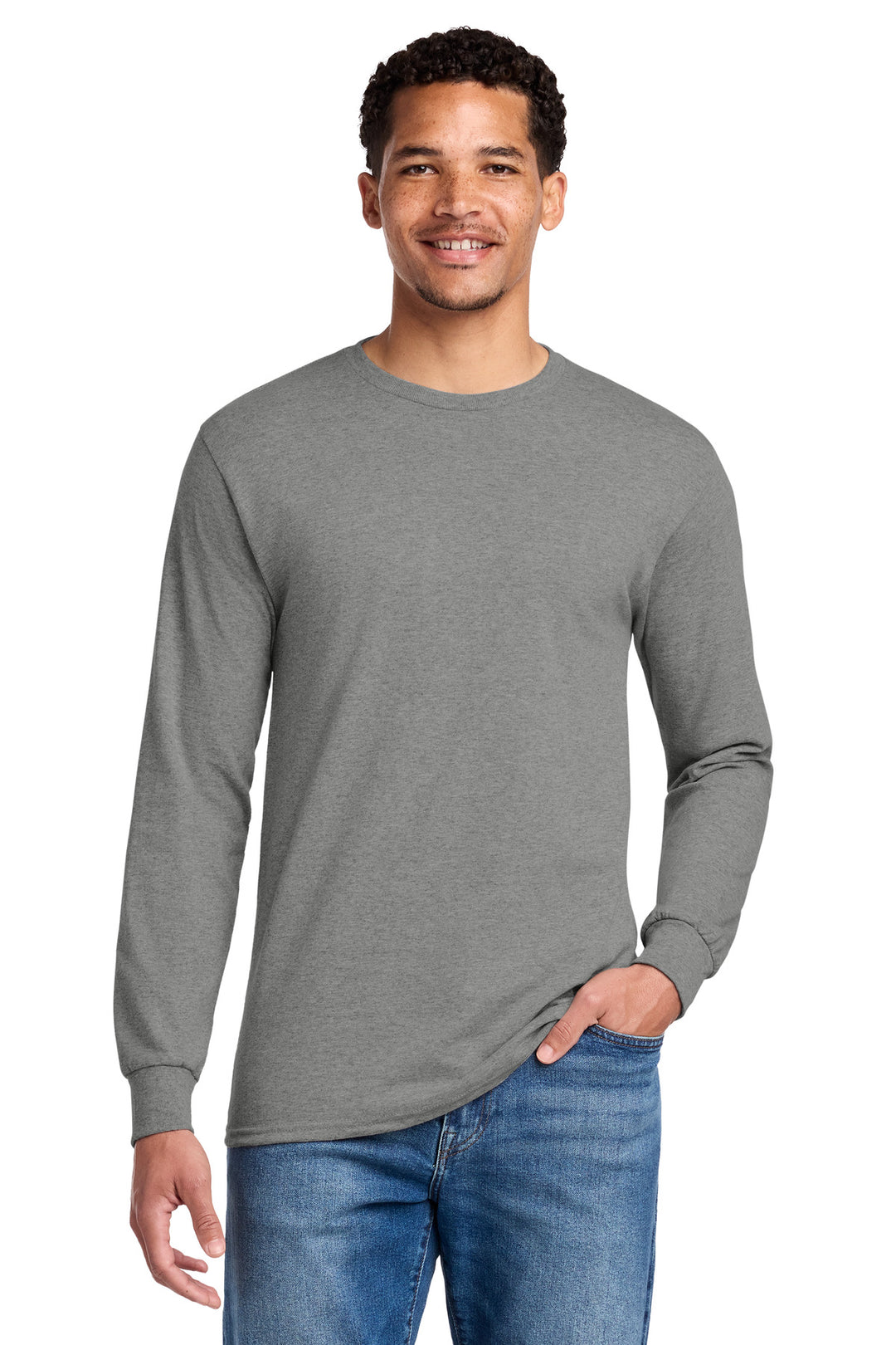 Jerzees - Dri-Power 50/50 Cotton/Poly Long Sleeve T-Shirt.  29LS