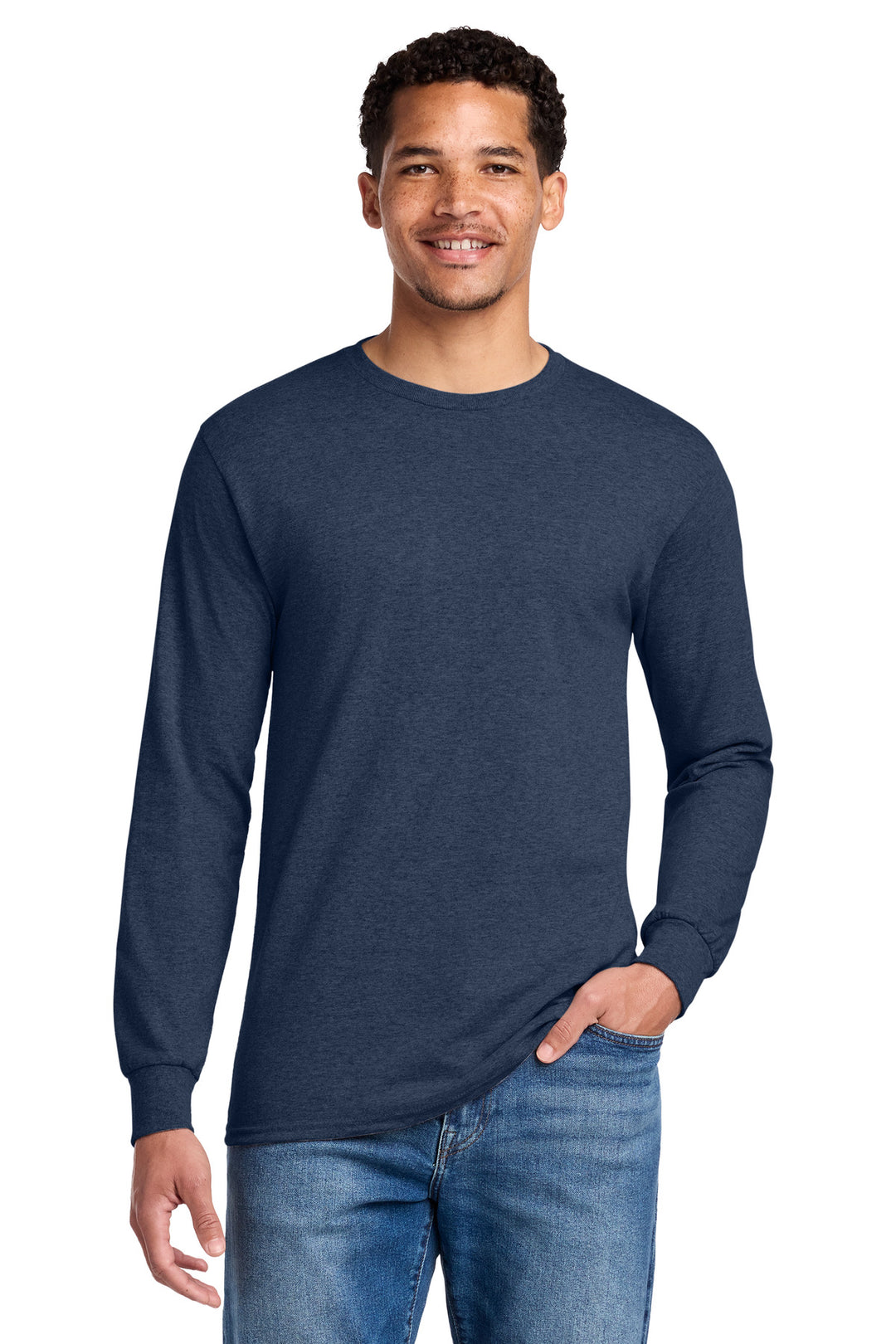 Jerzees - Dri-Power 50/50 Cotton/Poly Long Sleeve T-Shirt.  29LS