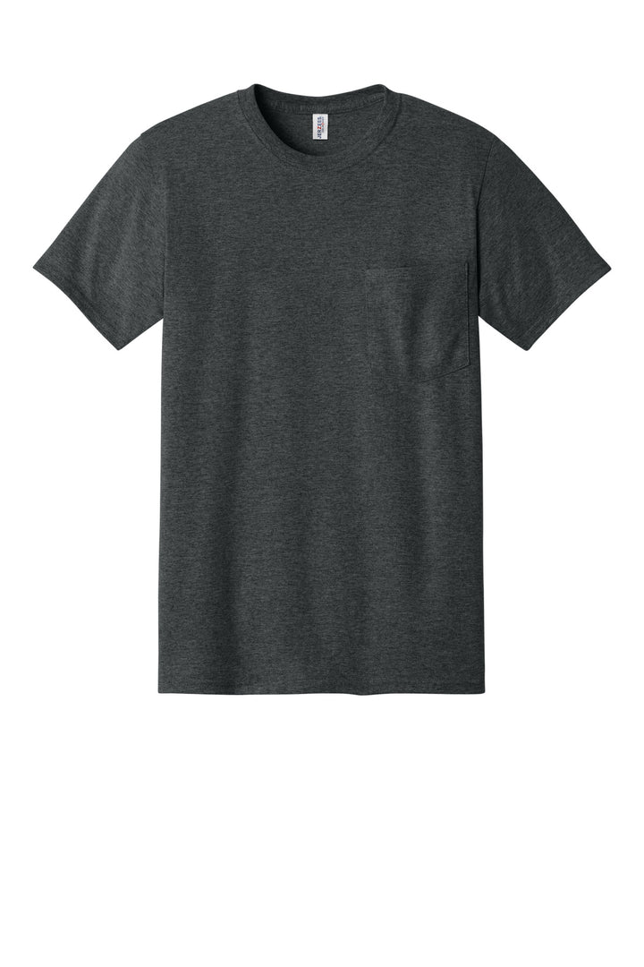 Jerzees -  Dri-Power 50/50 Cotton/Poly Pocket T-Shirt.  29MP