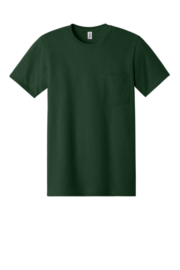 Jerzees -  Dri-Power 50/50 Cotton/Poly Pocket T-Shirt.  29MP