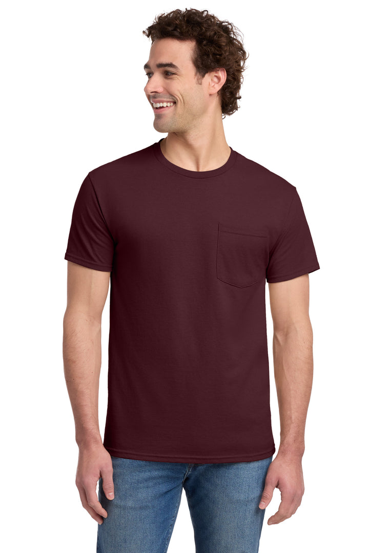 Jerzees -  Dri-Power 50/50 Cotton/Poly Pocket T-Shirt.  29MP
