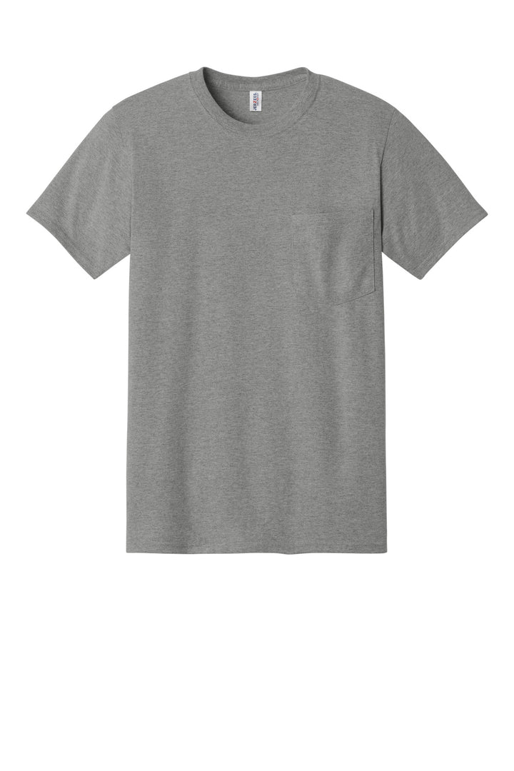 Jerzees -  Dri-Power 50/50 Cotton/Poly Pocket T-Shirt.  29MP