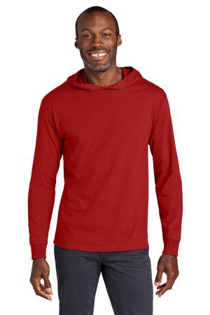 Jerzees Classics Unisex Cotton Long Sleeve Hooded T-Shirt 363LH