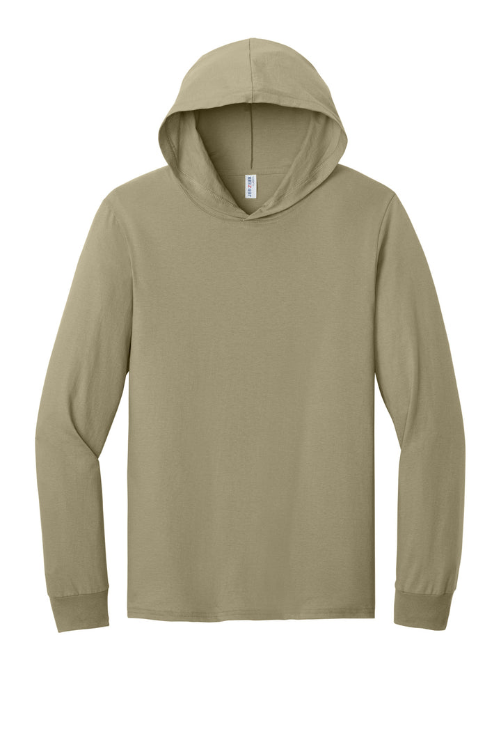 Jerzees Classics Unisex Cotton Long Sleeve Hooded T-Shirt 363LH