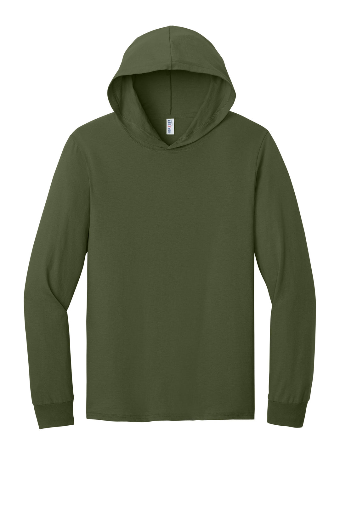 Jerzees Classics Unisex Cotton Long Sleeve Hooded T-Shirt 363LH