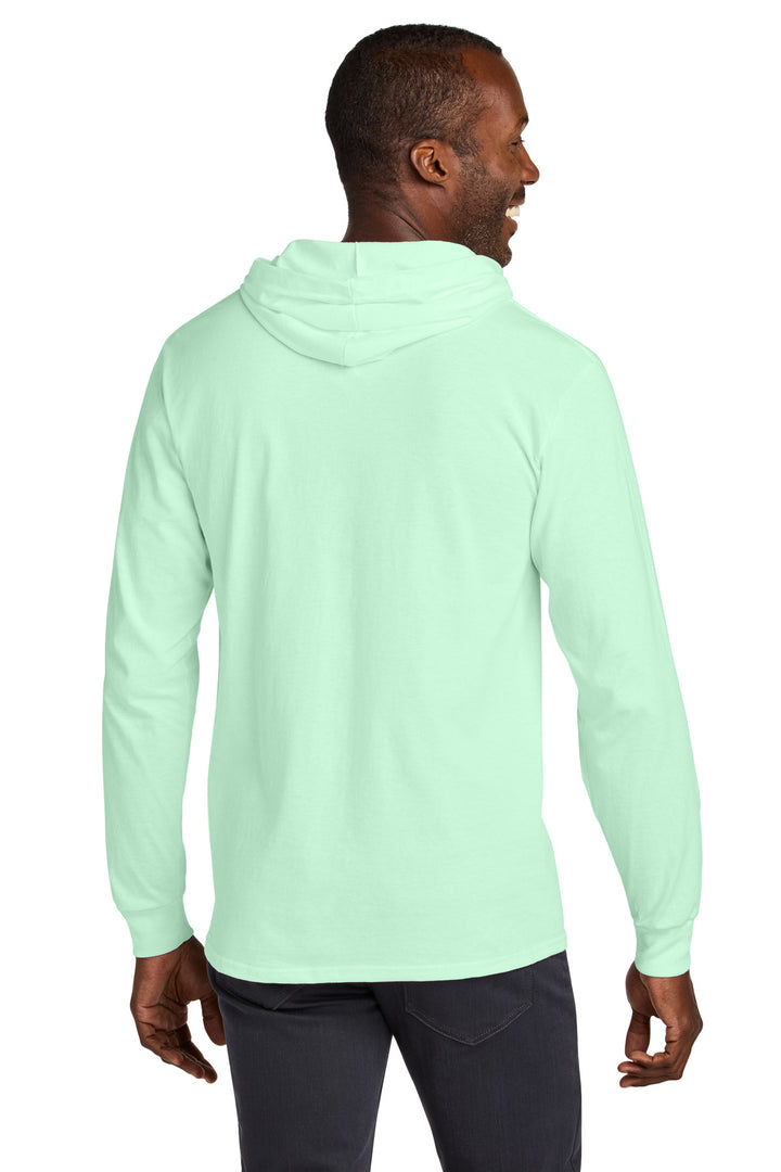 Jerzees Classics Unisex Cotton Long Sleeve Hooded T-Shirt 363LH
