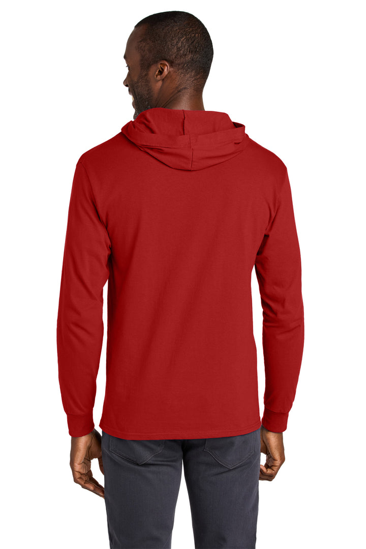 Jerzees Classics Unisex Cotton Long Sleeve Hooded T-Shirt 363LH
