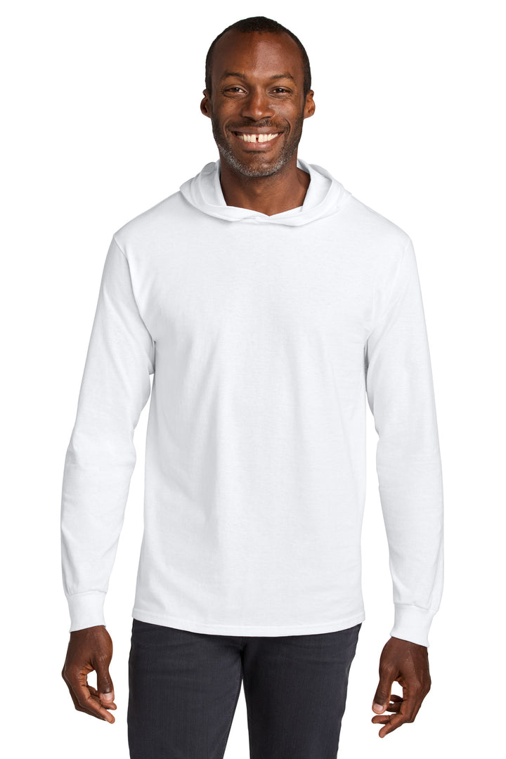 Jerzees Classics Unisex Cotton Long Sleeve Hooded T-Shirt 363LH