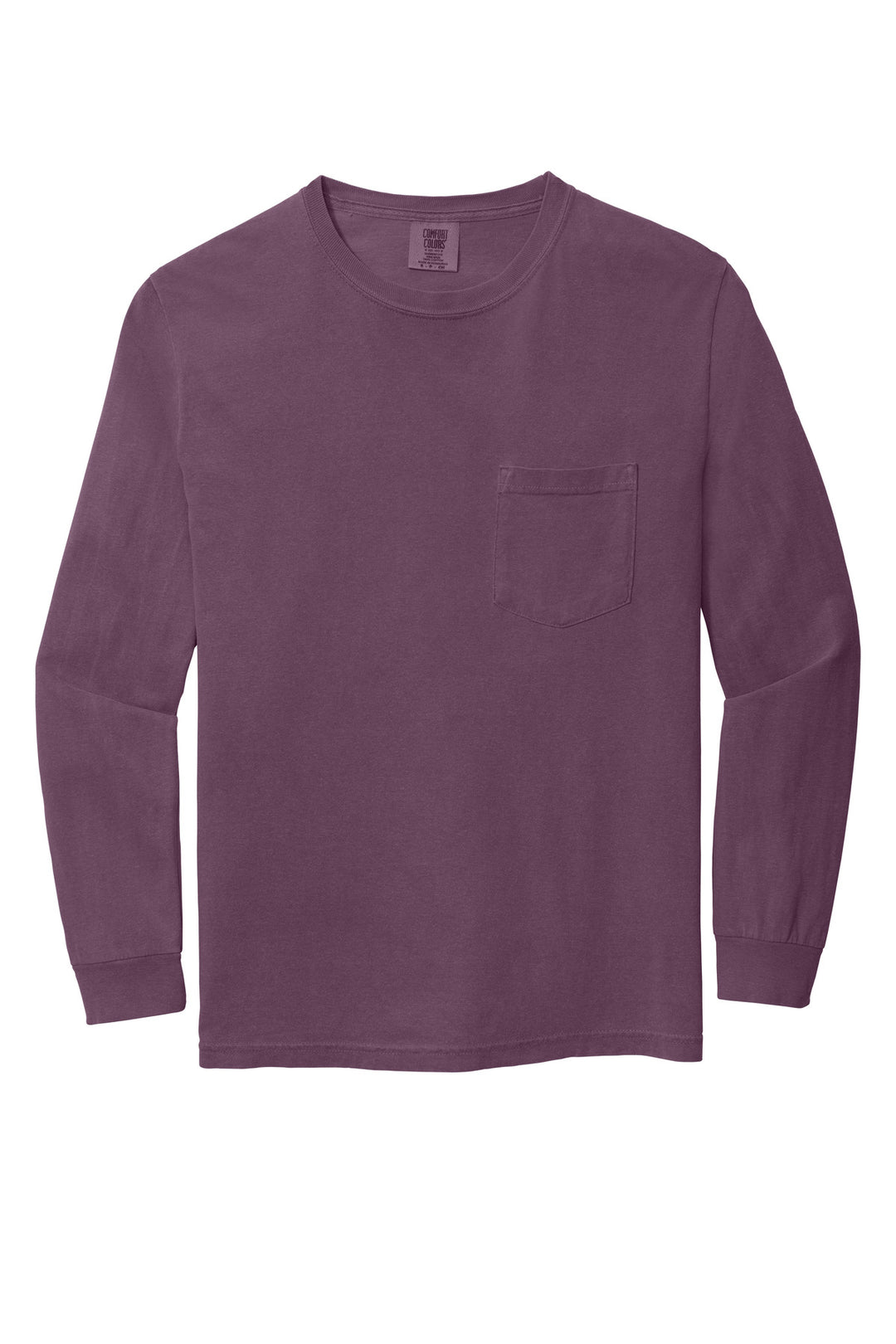 COMFORT COLORS  Heavyweight Ring Spun Long Sleeve Pocket Tee. 4410