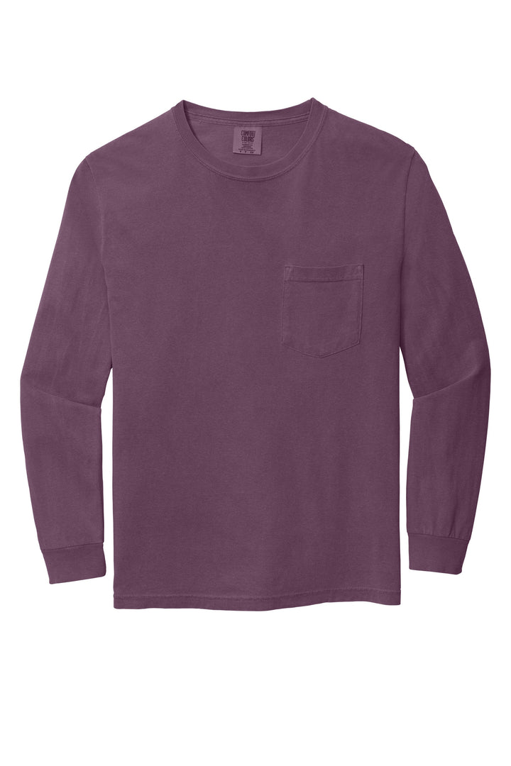 COMFORT COLORS  Heavyweight Ring Spun Long Sleeve Pocket Tee. 4410