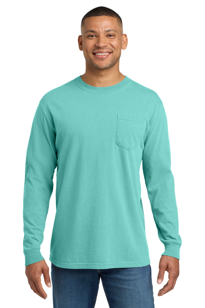 COMFORT COLORS  Heavyweight Ring Spun Long Sleeve Pocket Tee. 4410