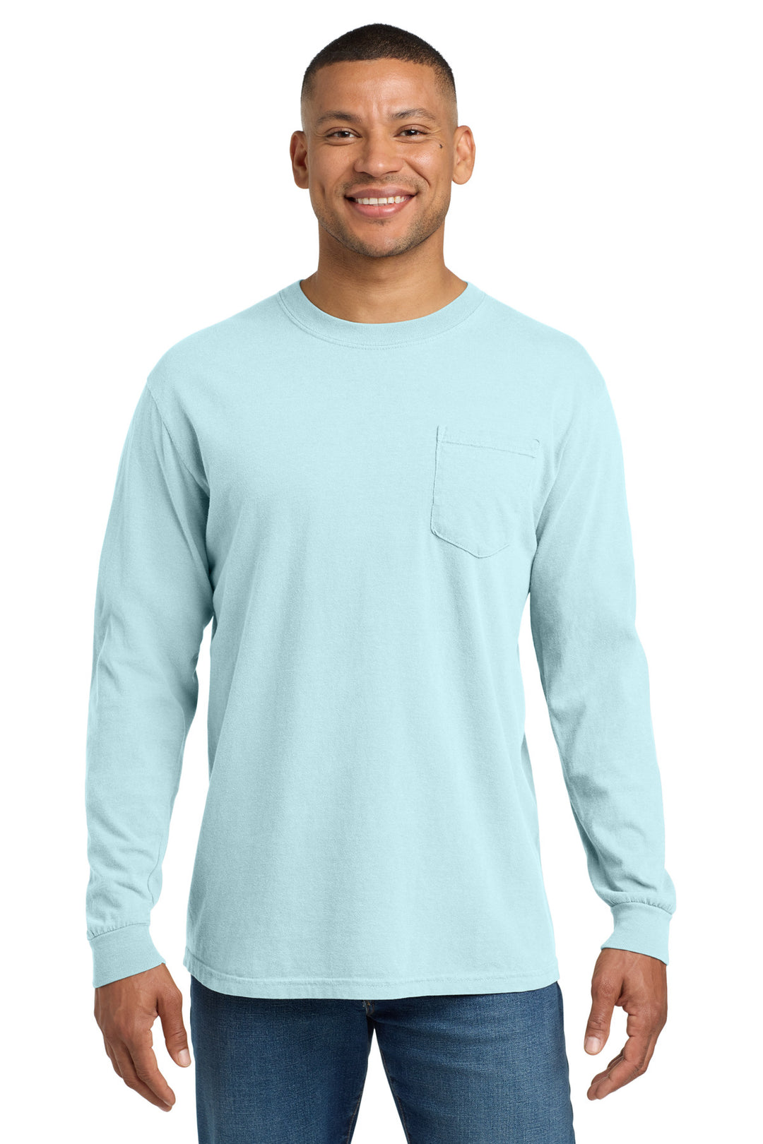 COMFORT COLORS  Heavyweight Ring Spun Long Sleeve Pocket Tee. 4410