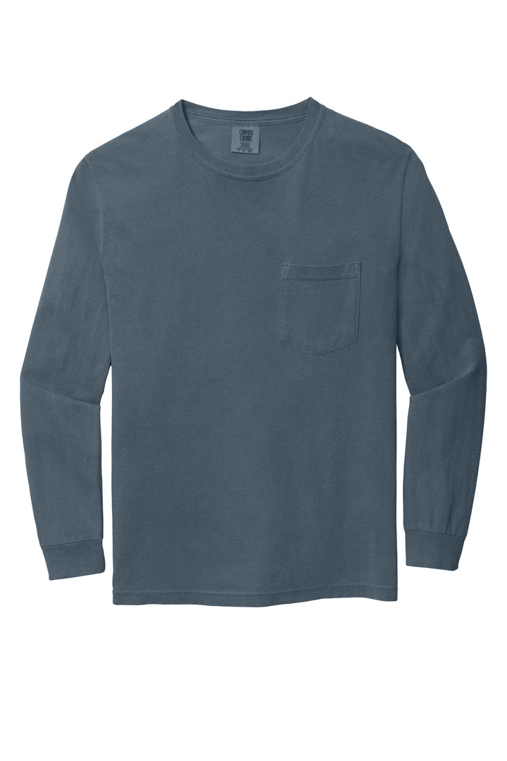 COMFORT COLORS  Heavyweight Ring Spun Long Sleeve Pocket Tee. 4410