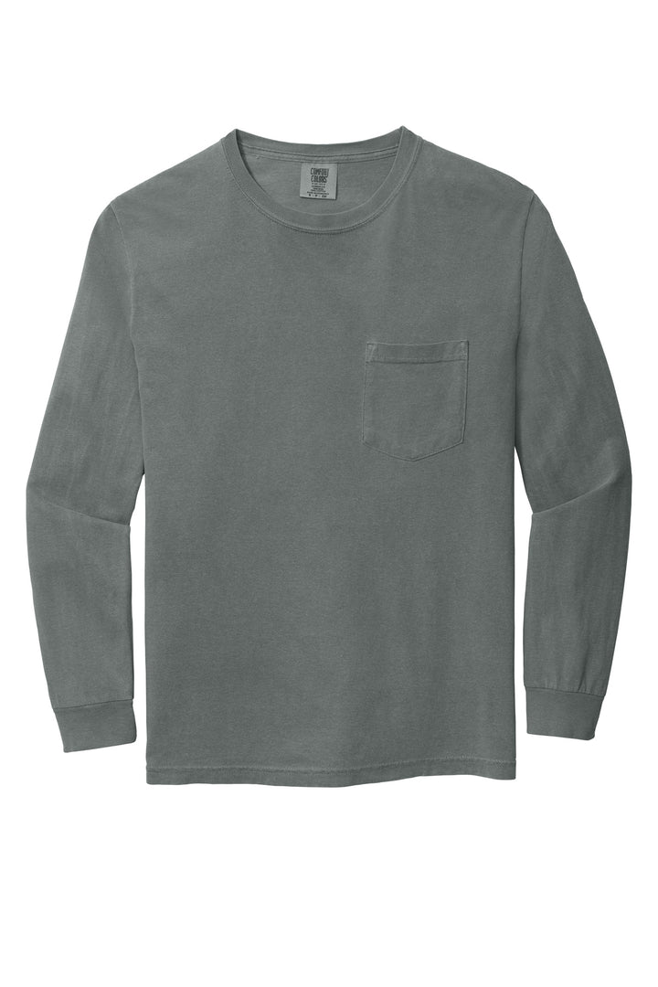 COMFORT COLORS  Heavyweight Ring Spun Long Sleeve Pocket Tee. 4410