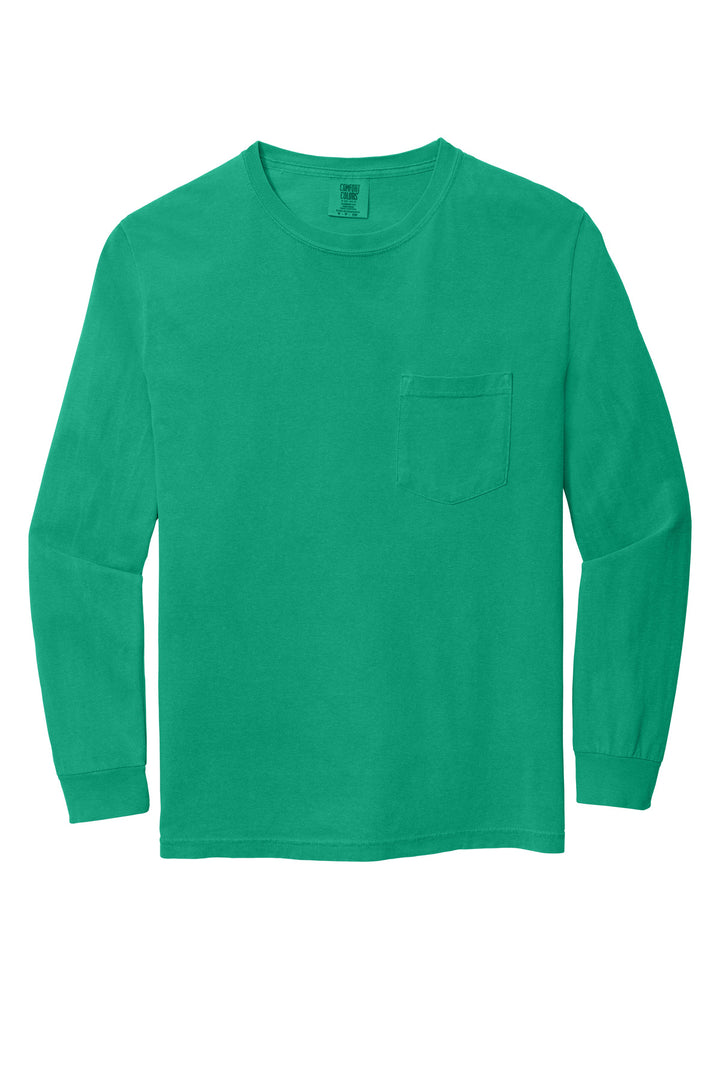 COMFORT COLORS  Heavyweight Ring Spun Long Sleeve Pocket Tee. 4410
