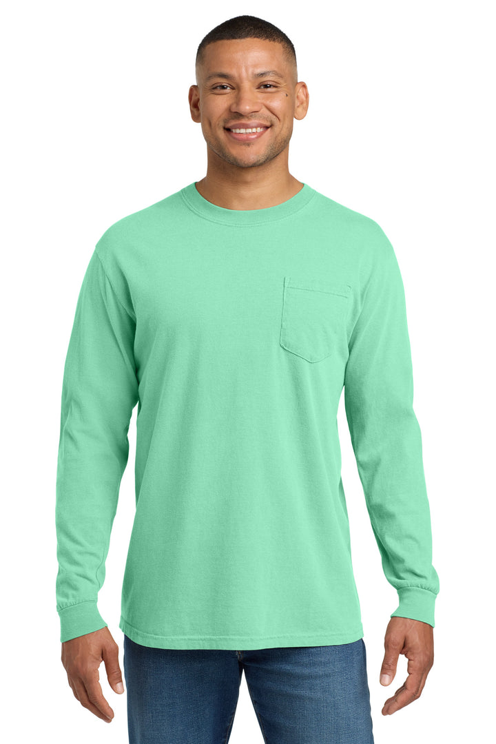 COMFORT COLORS  Heavyweight Ring Spun Long Sleeve Pocket Tee. 4410