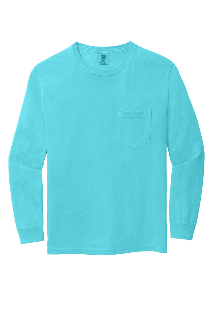 COMFORT COLORS  Heavyweight Ring Spun Long Sleeve Pocket Tee. 4410