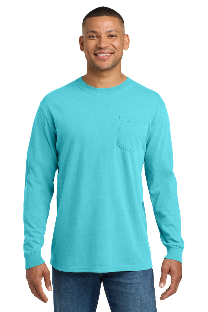 COMFORT COLORS  Heavyweight Ring Spun Long Sleeve Pocket Tee. 4410