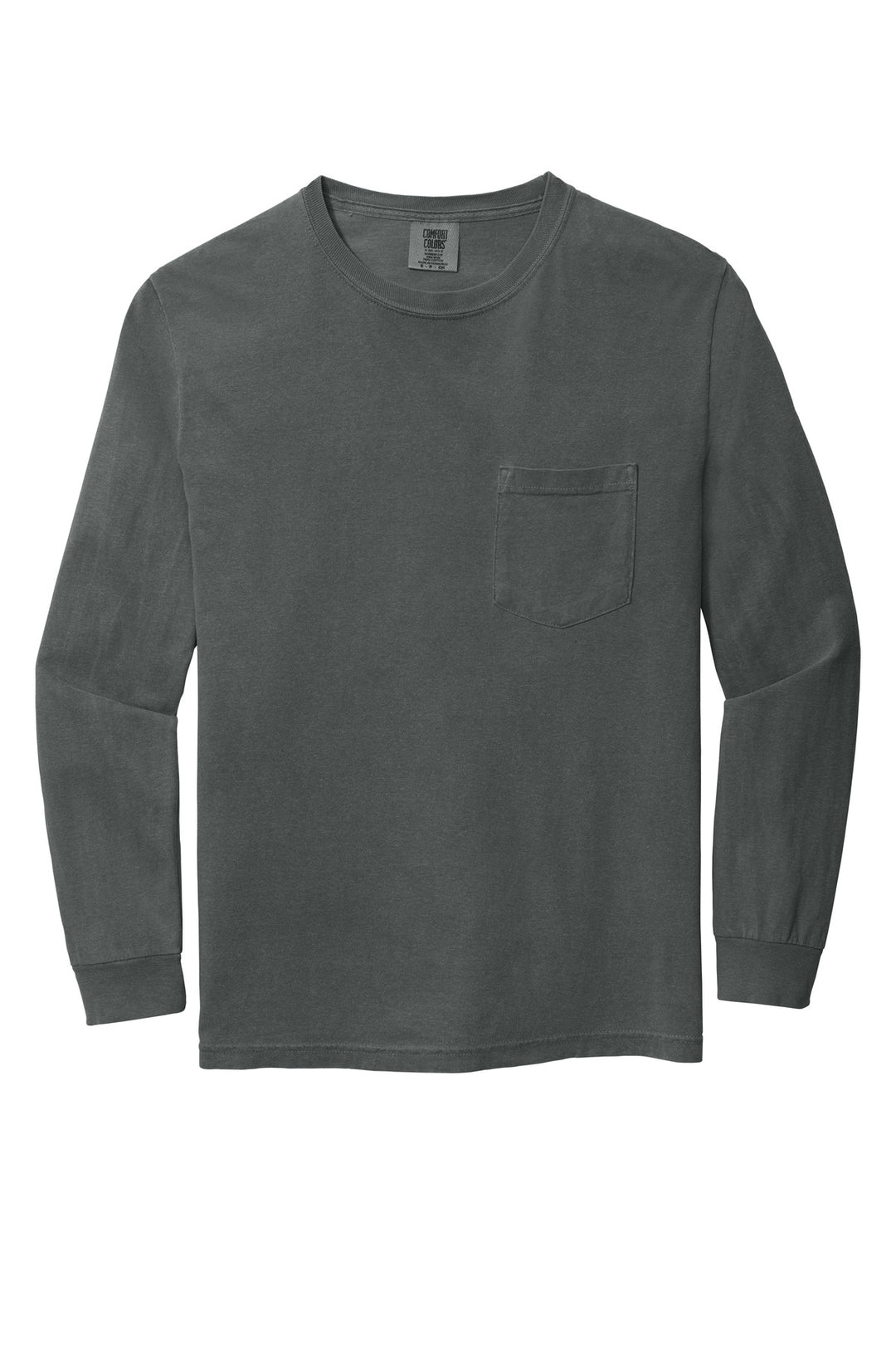 COMFORT COLORS  Heavyweight Ring Spun Long Sleeve Pocket Tee. 4410