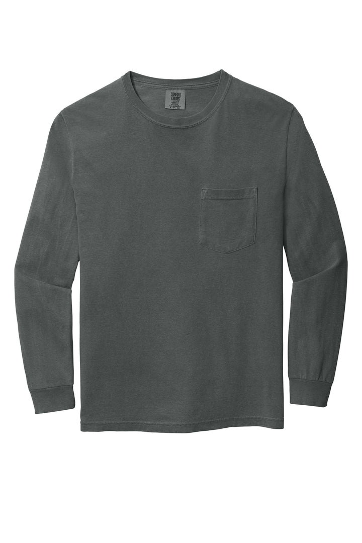 COMFORT COLORS  Heavyweight Ring Spun Long Sleeve Pocket Tee. 4410