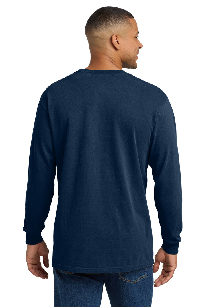COMFORT COLORS  Heavyweight Ring Spun Long Sleeve Pocket Tee. 4410