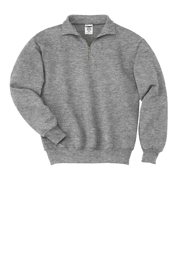 Jerzees Super Sweats NuBlend - 1/4-Zip Sweatshirt with Cadet Collar.  4528M