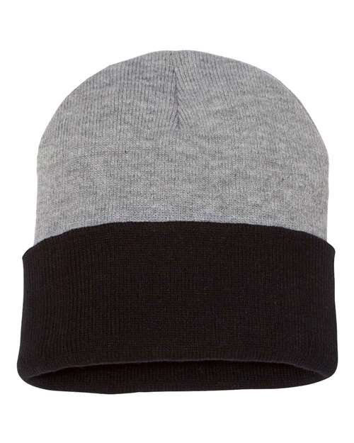 Sportsman 12" Color Blocked Cuffed Beanie SP12T