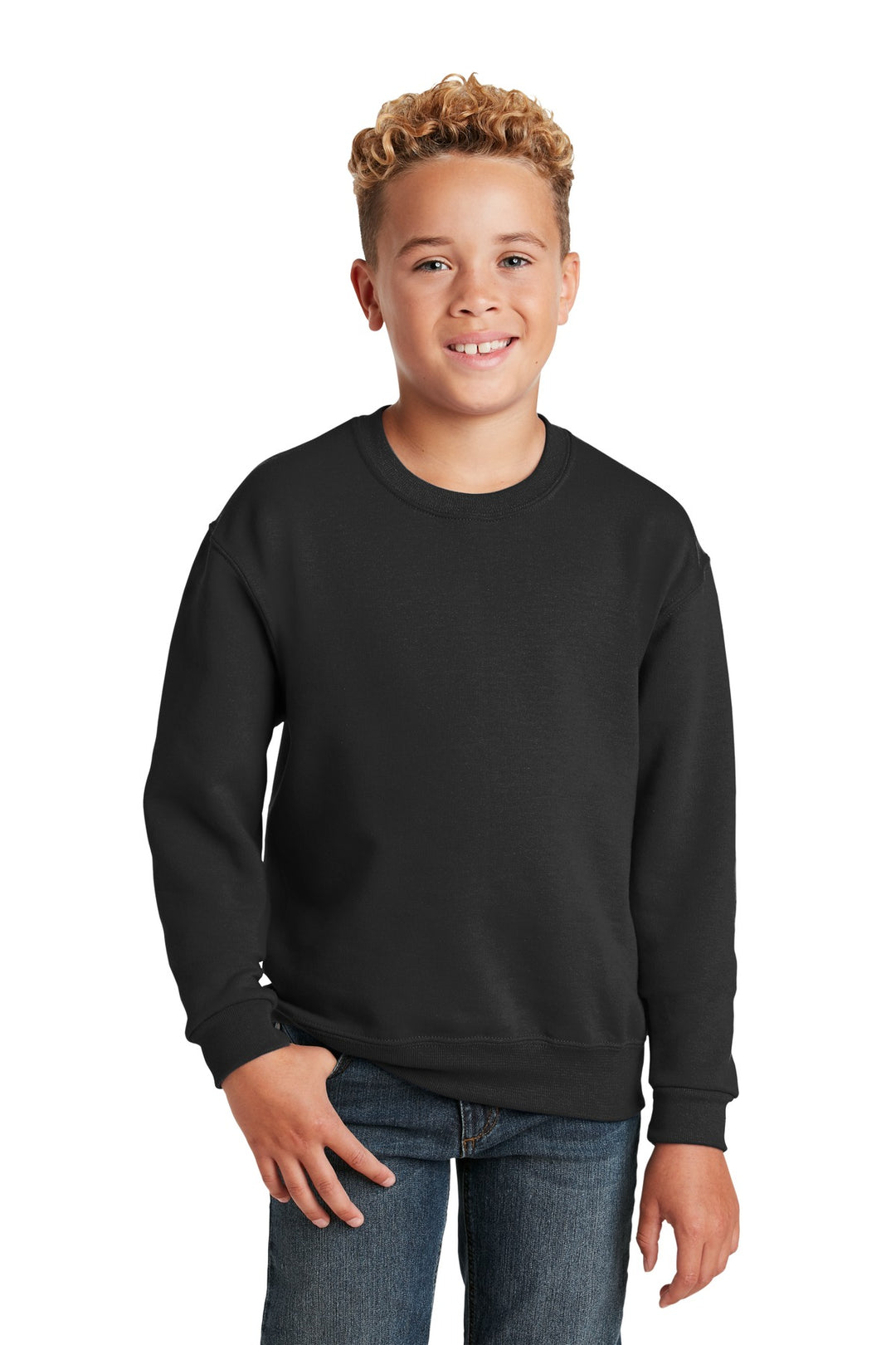 Jerzees - Youth NuBlend Crewneck Sweatshirt.  562B