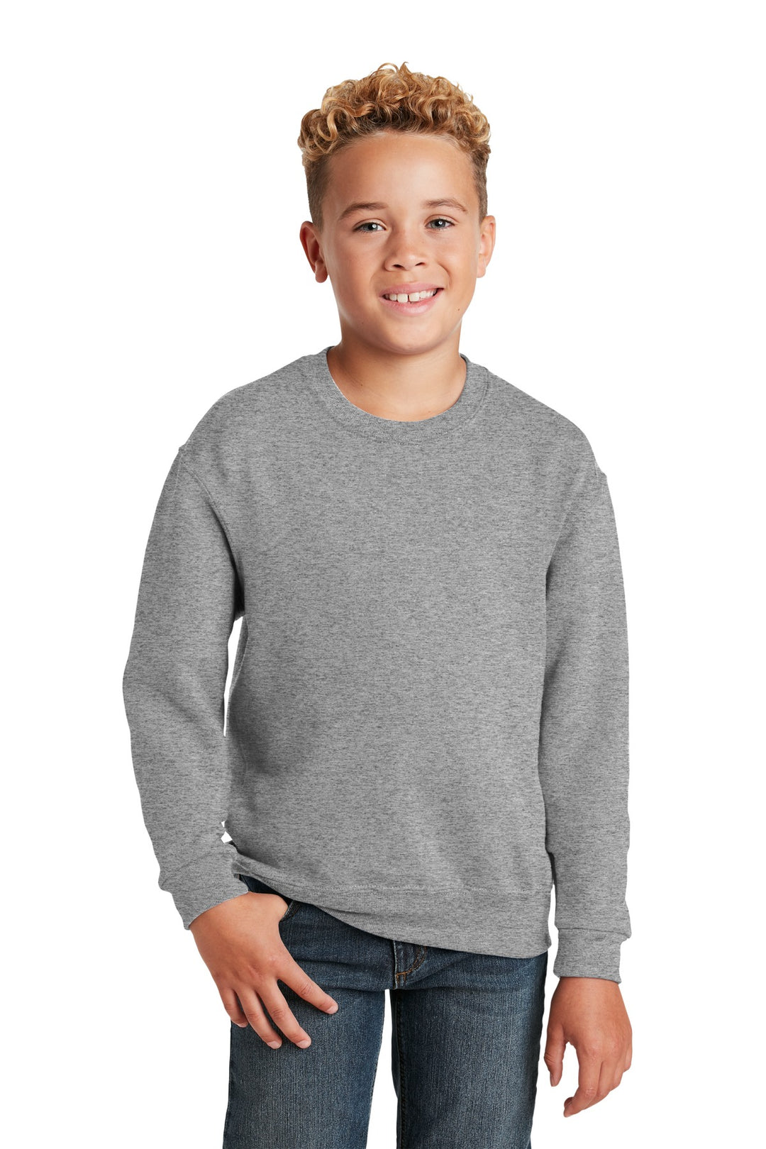 Jerzees - Youth NuBlend Crewneck Sweatshirt.  562B