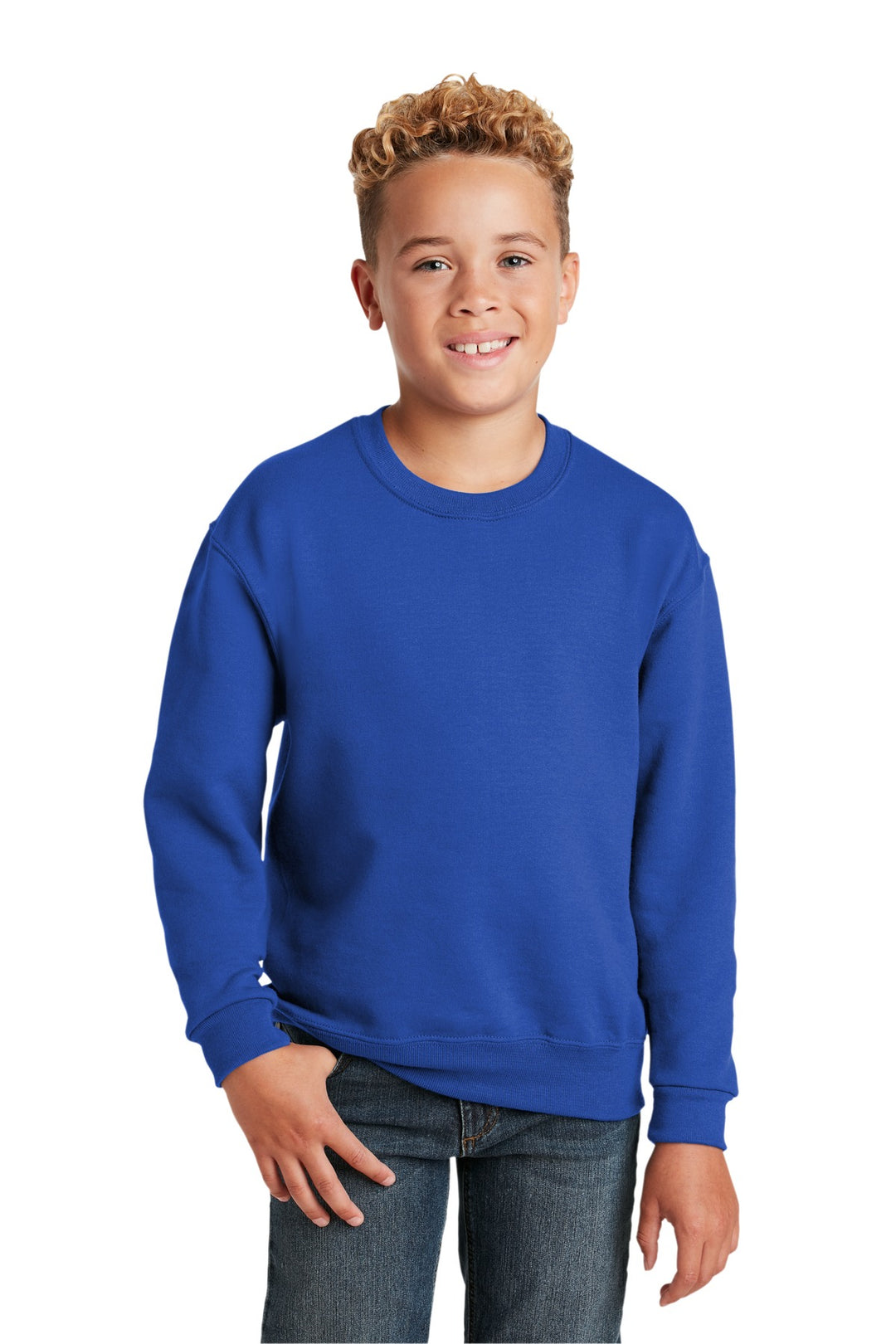 Jerzees - Youth NuBlend Crewneck Sweatshirt.  562B